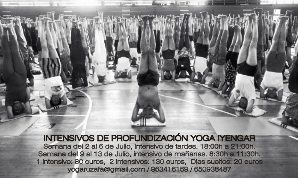 Intensivos de profundización Yoga Iyengar Yoga en Valencia